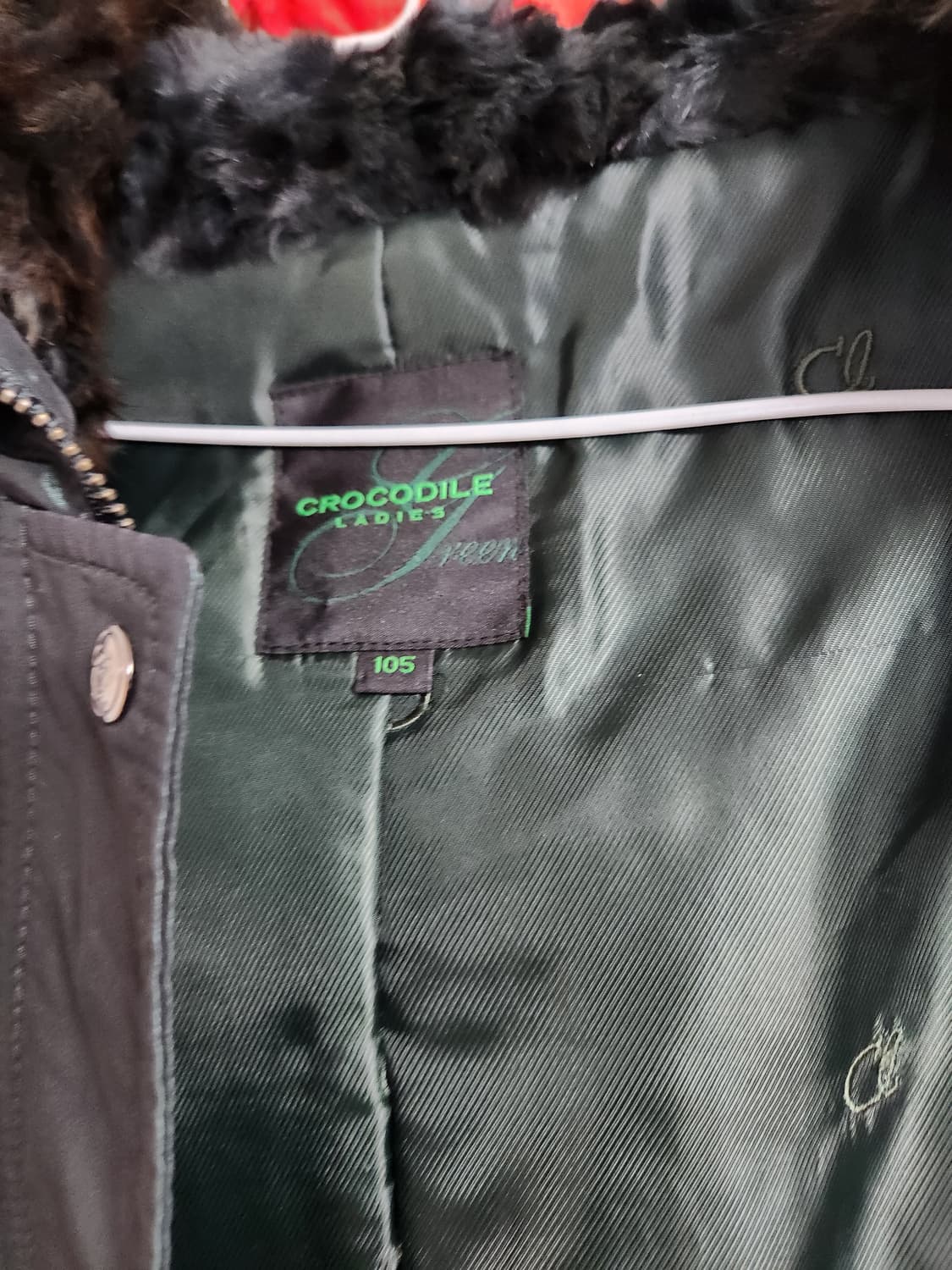 크로커다이얼 여성 후드 퍼  패딩 코트 105 상품이미지4