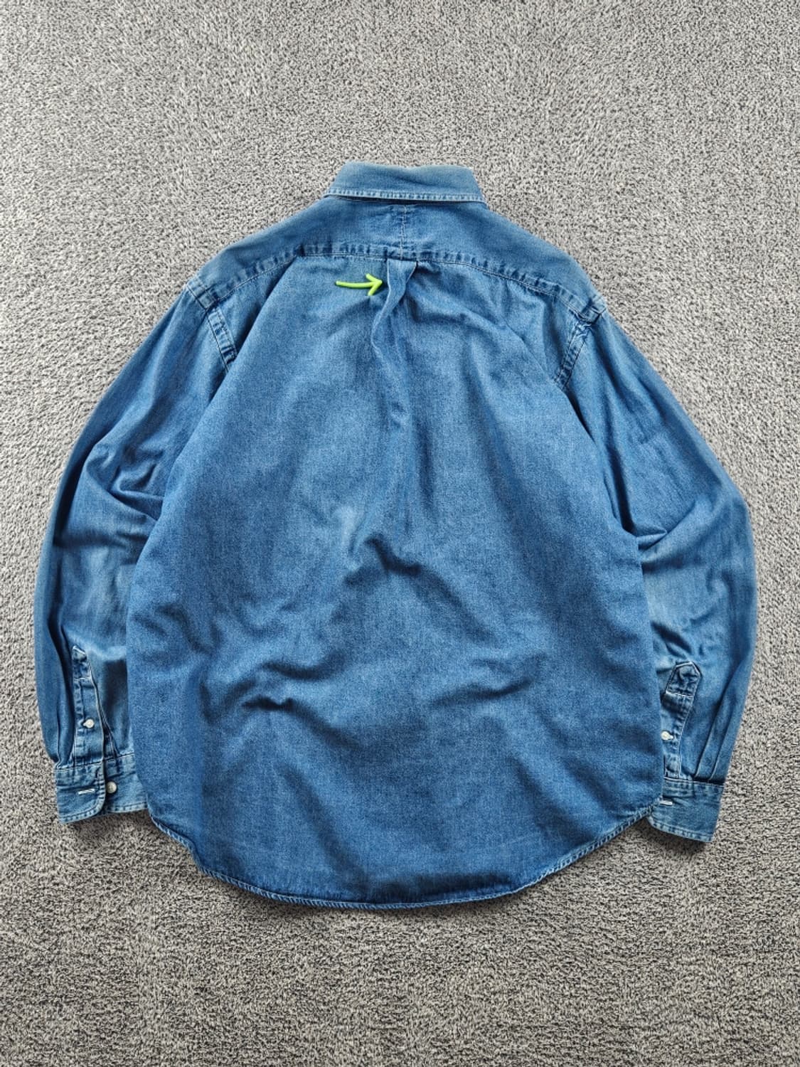 80's 폴로랄프로렌 베이직 데님 셔츠 ( L ) / 10845 상품이미지5