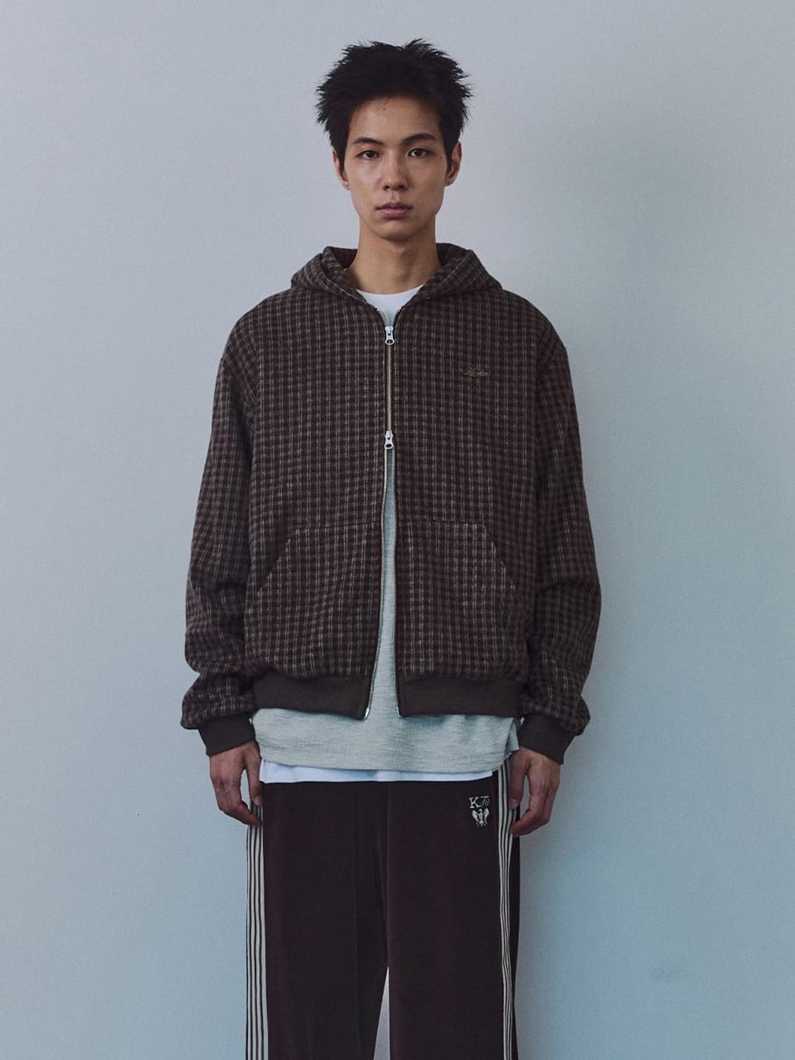 Kijun hairy hoodie zip-up 상품이미지1