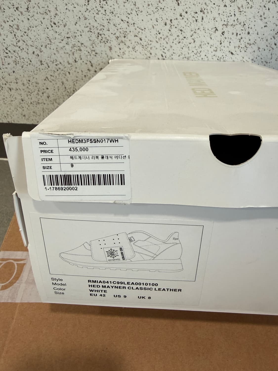 [새상품,270]리복 x 헤드 메이너 LTD 클래식 레더 화이트 상품이미지2