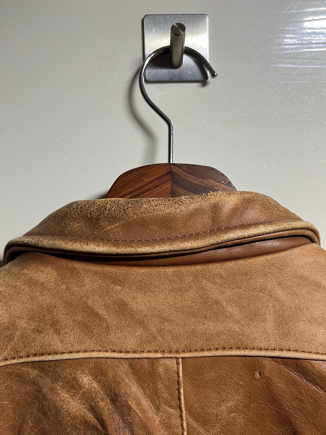 빈티지 Vanson 밴슨 소가죽 스포츠 레더 자켓 상품이미지8