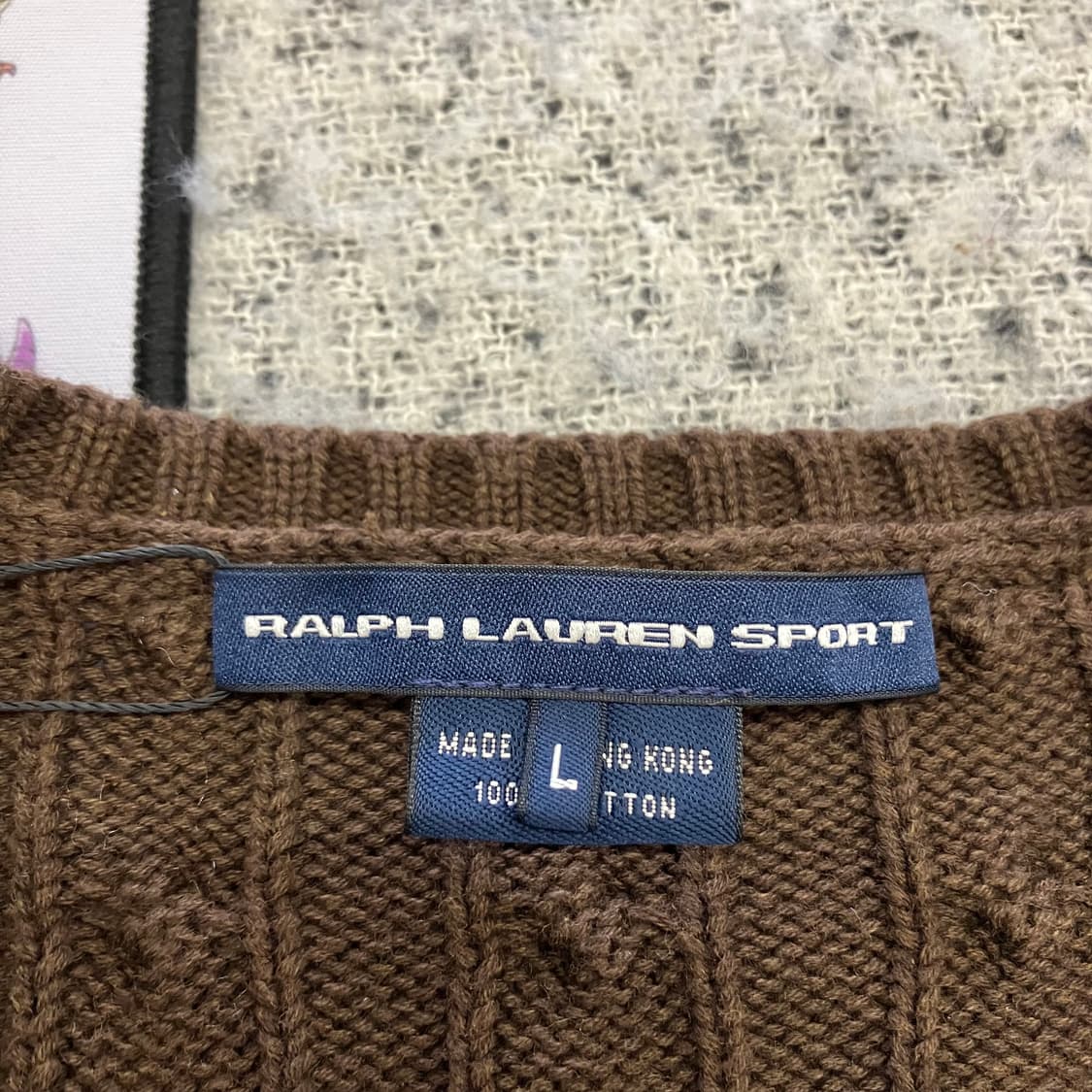 N88 폴로 꽈배기 브이넥 니트 상품이미지3