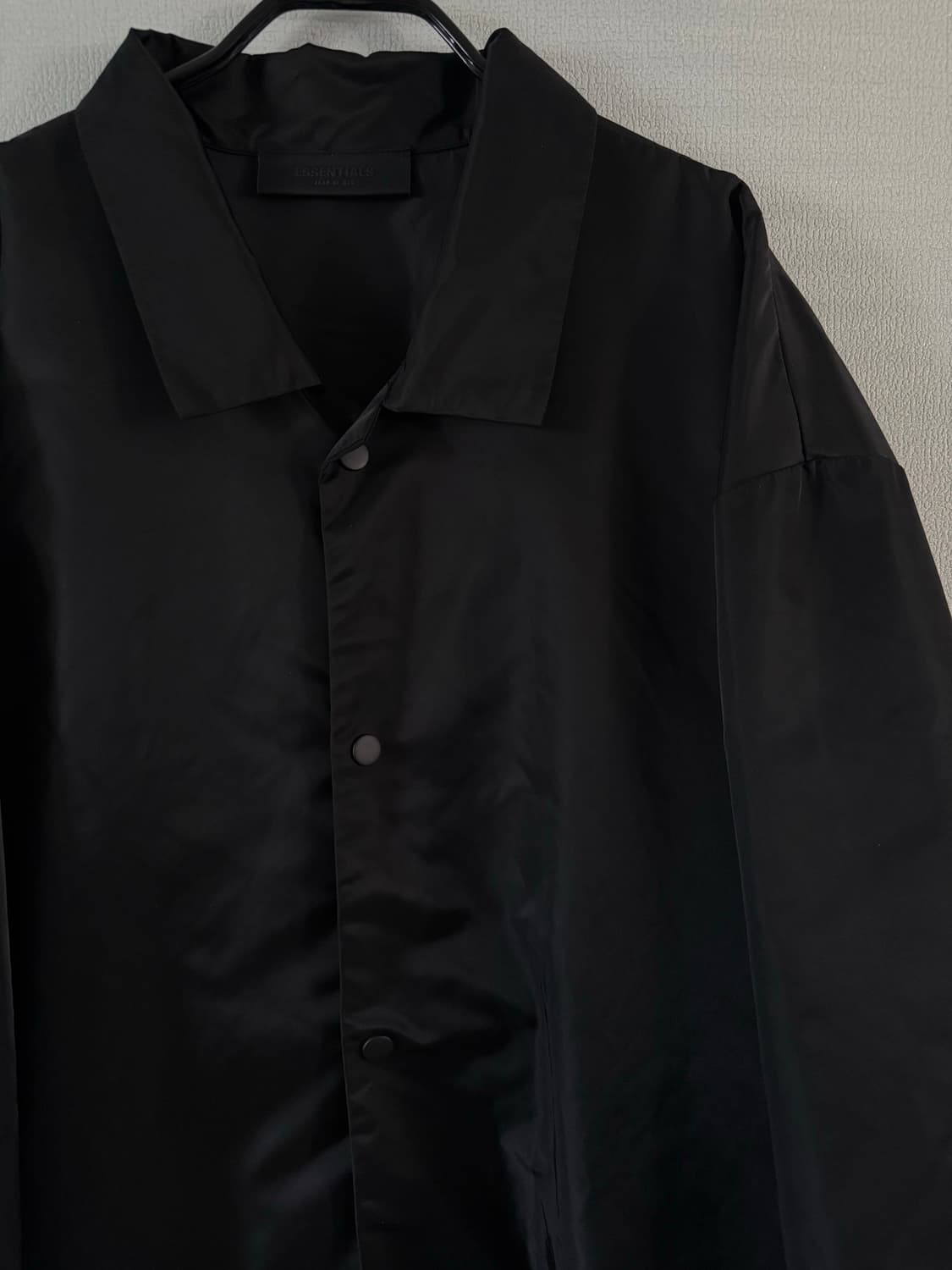 [XL] 피어오브갓 에센셜 코치 자켓 블랙컬렉션 상품이미지2