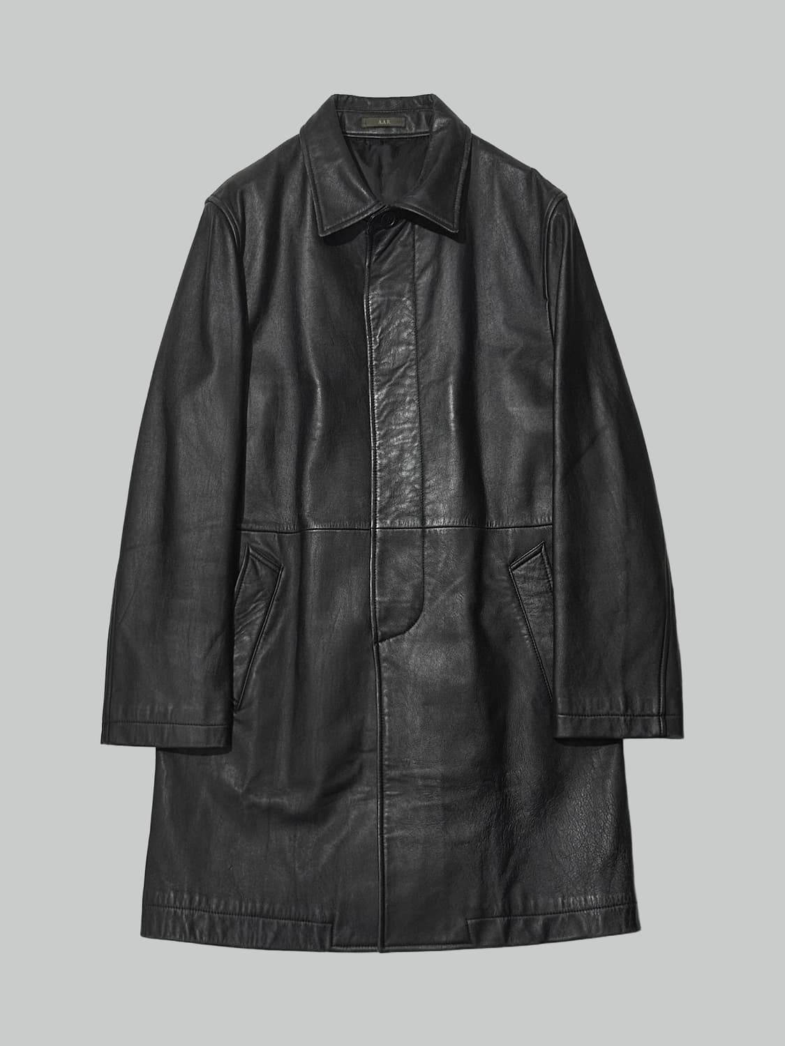 요지 야마모토 aar 홀스 레더 코트 상품이미지1