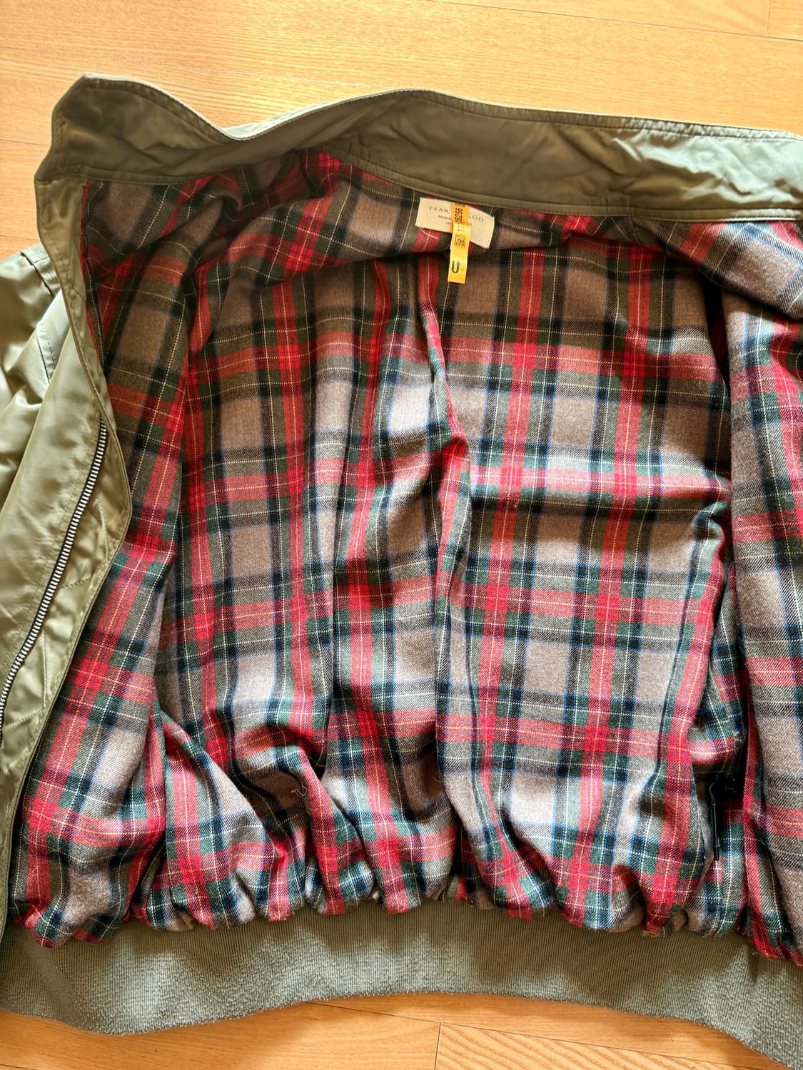 피어오브갓 4th 헤링턴 봄버 블루종 ma-1 카키 상품이미지4