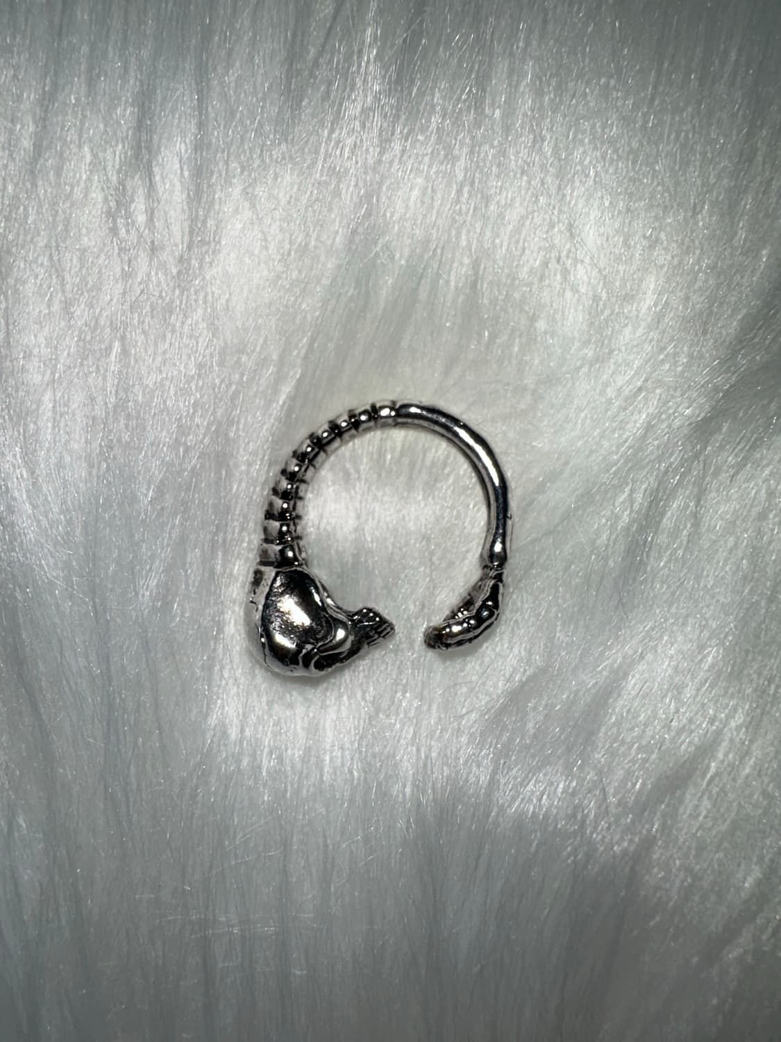 오리엔탈 고스펑크 해골 반지 상품이미지2