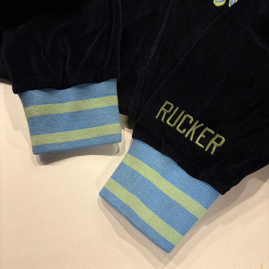 [5XL] RUCKERS 파라다이스 빈티지 벨벳 트랙 자켓 C4 상품이미지7