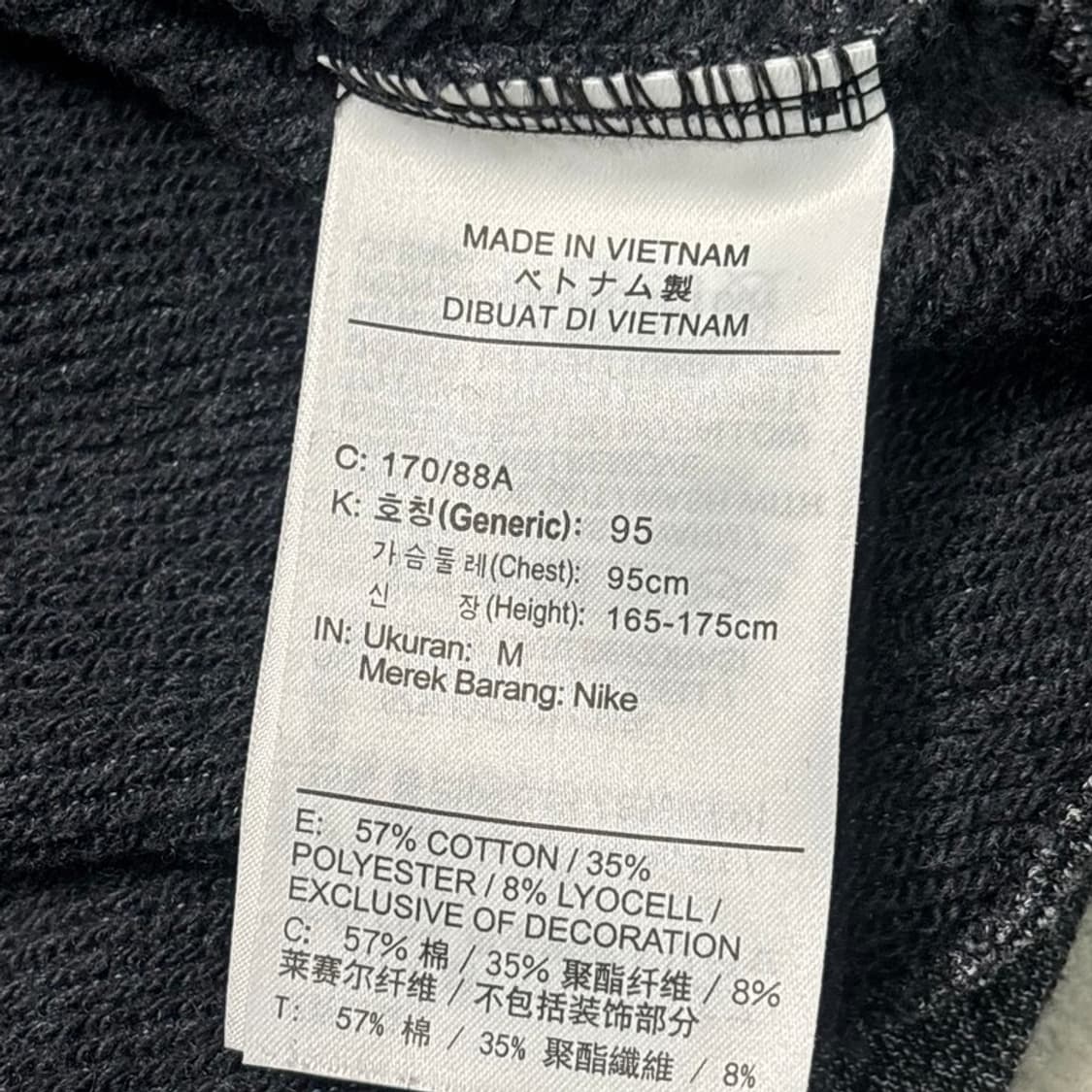 NIKE 미드 스우시 헤리티지 맨투맨 차콜 M 상품이미지5