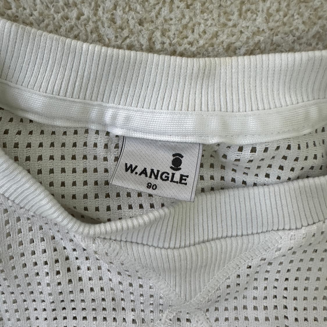 90 와이드앵글 여성용 메쉬 반팔 0324D 상품이미지2