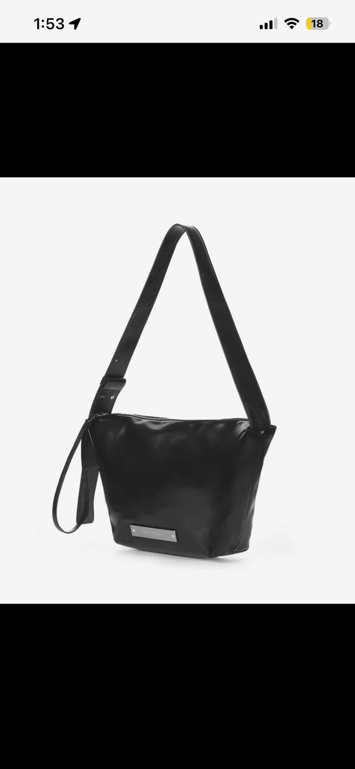 닉앤니콜 크리스탈 레더 멀티 웨이 백 블랙 상품이미지2