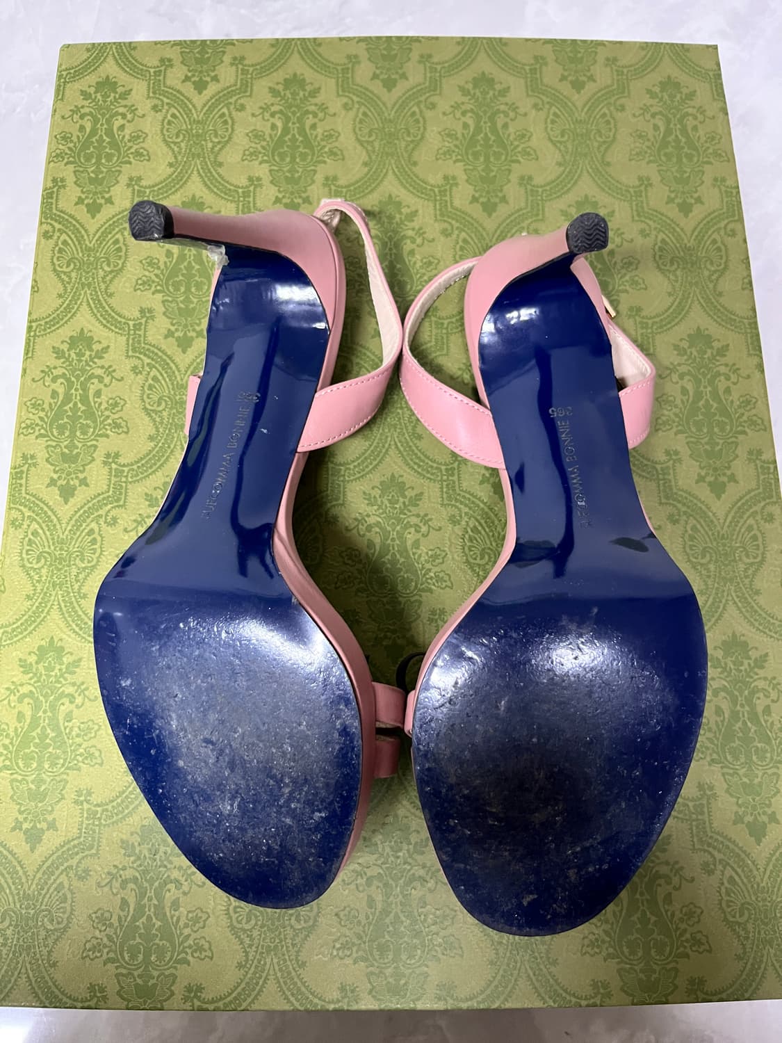 슈콤마보니 핑크 샌들 235사이즈 1회착용 상품이미지4