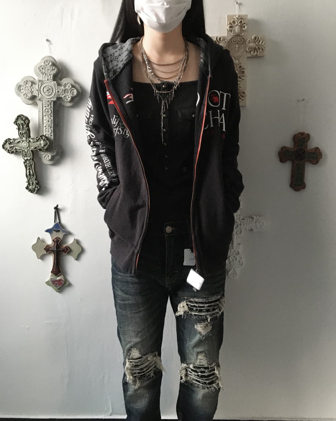 Gotcha navaho point hood zip up 상품이미지6