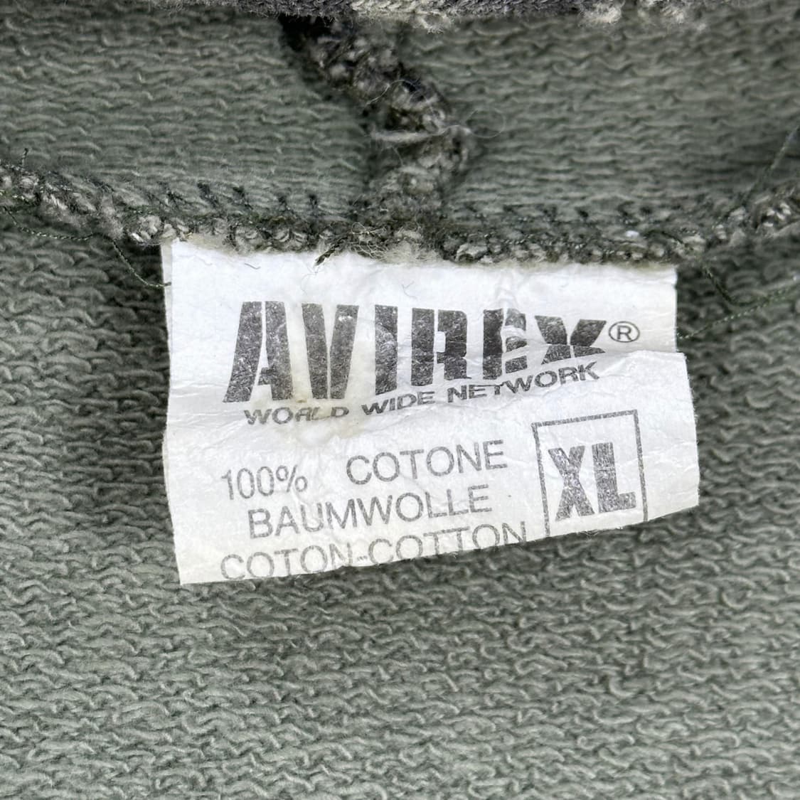 AVIREX 아비렉스 재팬 밀리터리 후드집업 XL 상품이미지7