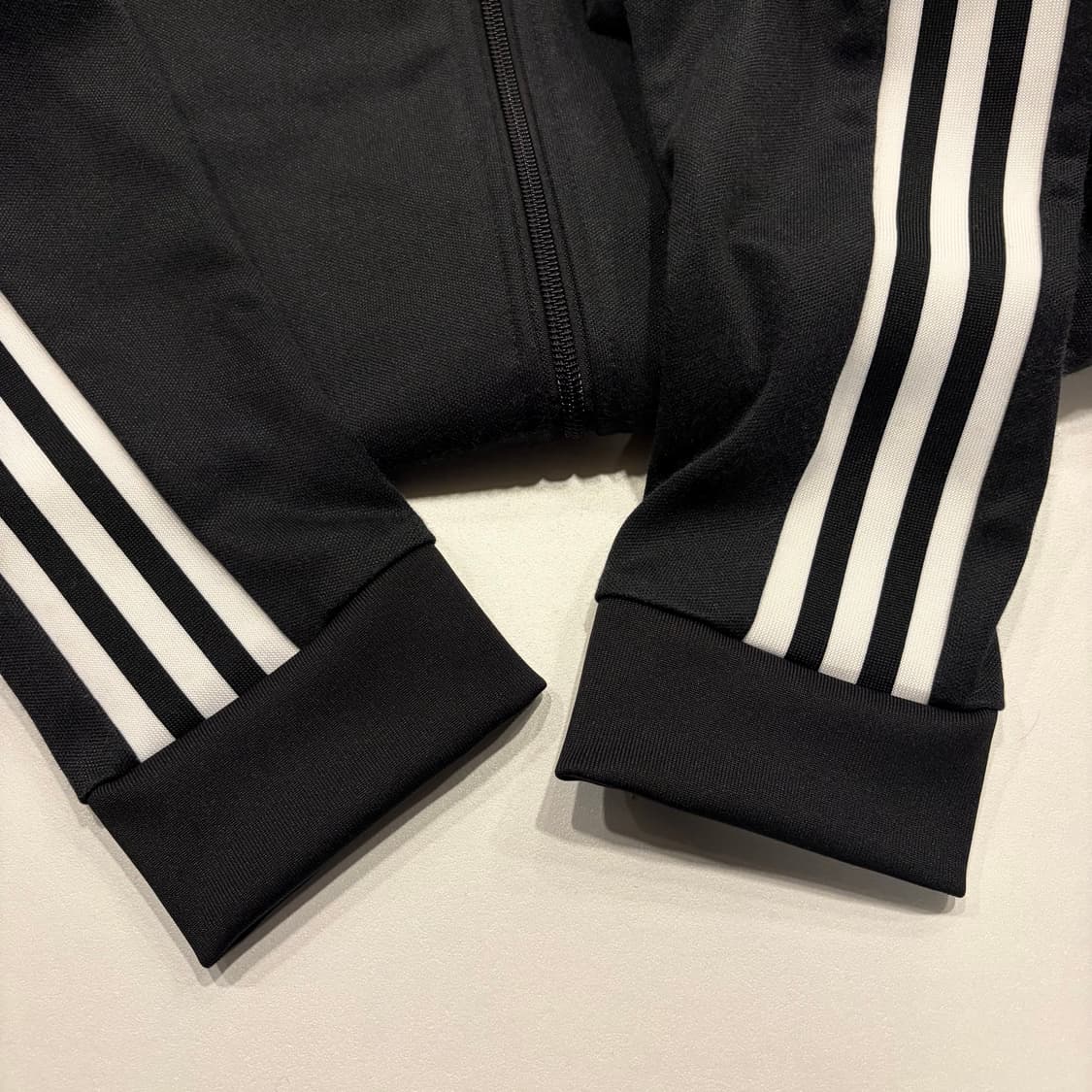 [L] 18s 아디다스 베켄바우어 삼선 블랙 트랙탑 져지 C39 상품이미지6