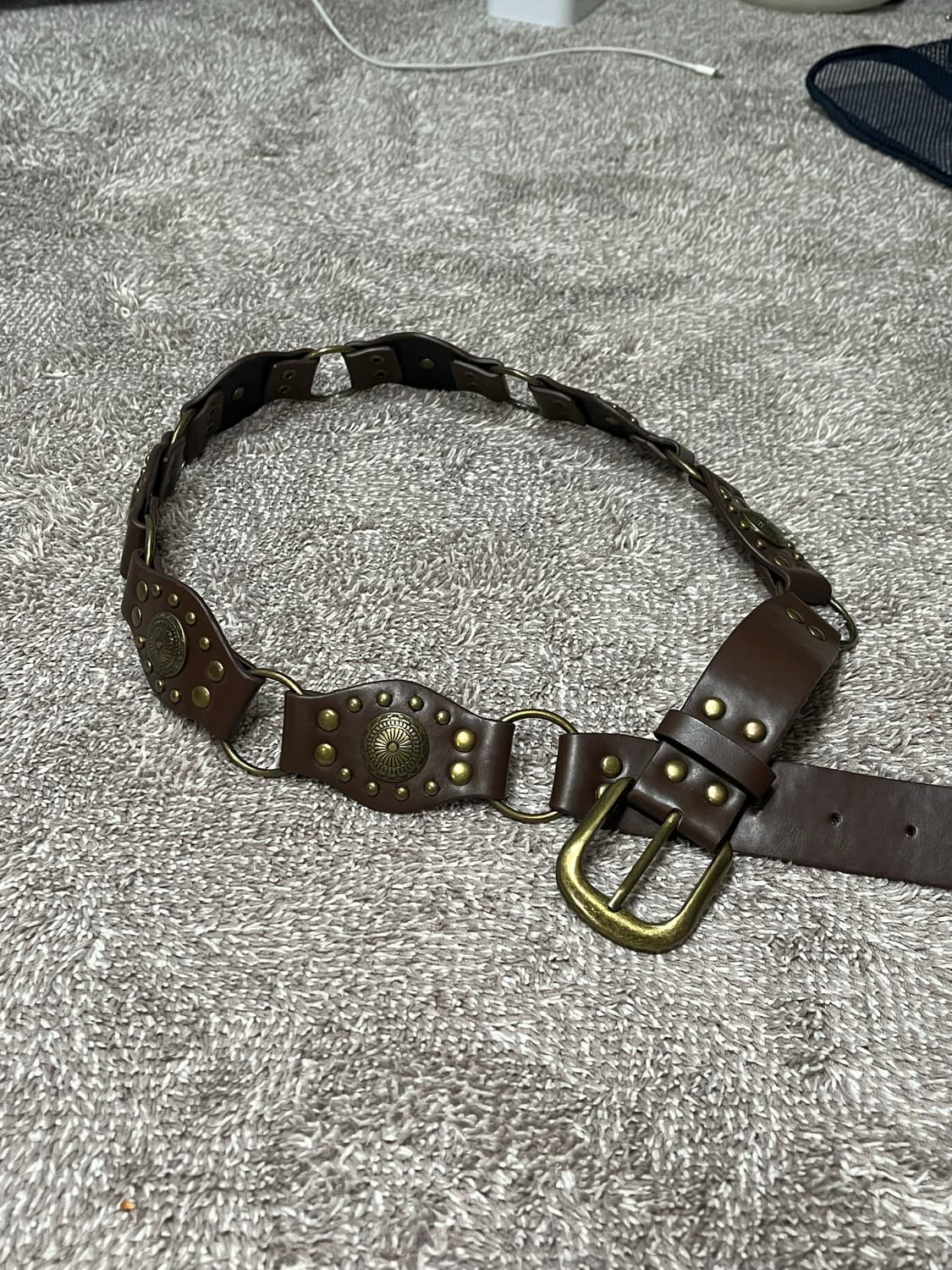 브라운 웨스턴 벨트 (솔로지옥 이시안 착용) 상품이미지2