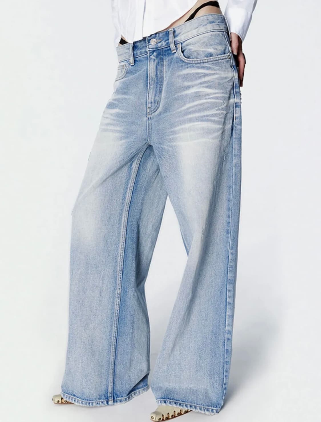 SNYDER WIDE DENIM (BLUE) SIZE 02 상품이미지1