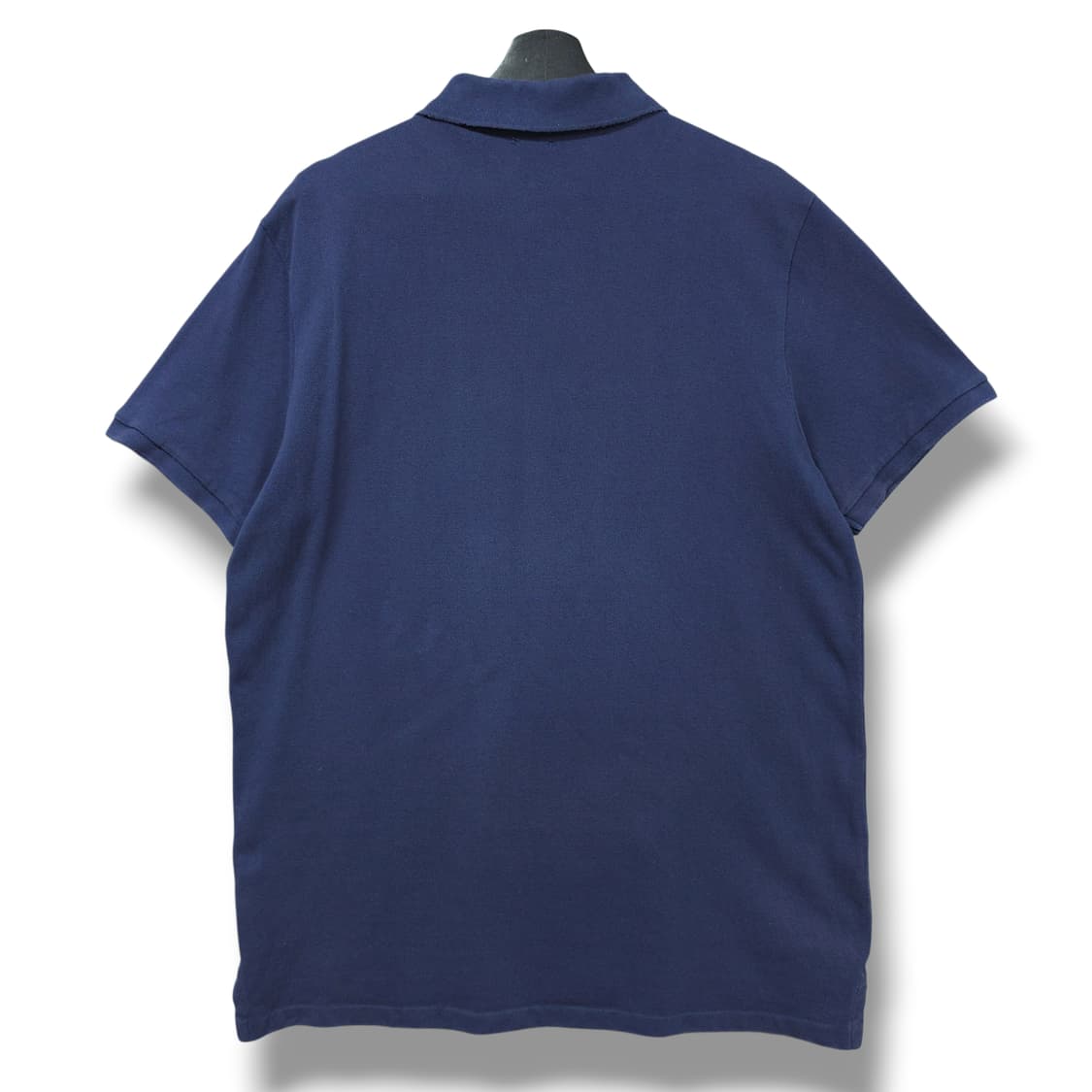 [XL] 폴로 네이비 커스텀 슬림핏 코튼 PK 반팔 카라티셔츠 상품이미지2