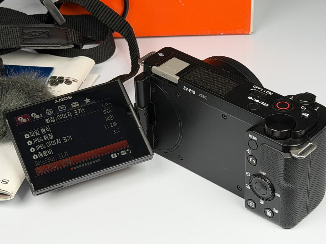 소니 ZV-E10 블랙 미러리스 카메라 바디 상품이미지8