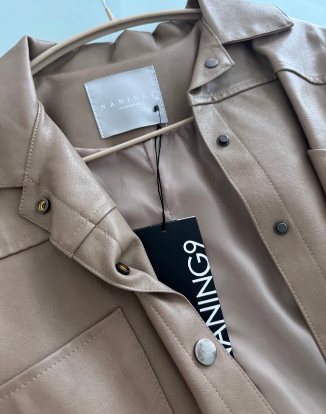 NANING9  레더 자켓 새상품 상품이미지3