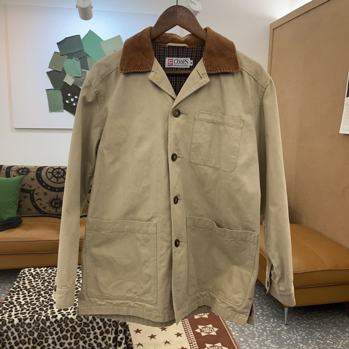 챕스 랄프로렌 오버핏 모호크 헌팅 워크 자켓 M C09016 상품이미지3