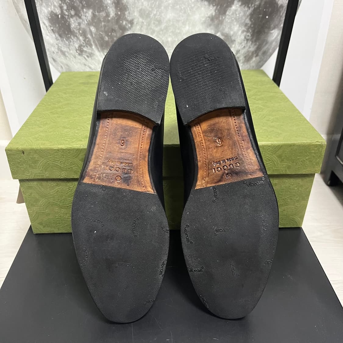 정품 6) 구찌 홀스빗 레더 블랙 로퍼 255~260 상품이미지5