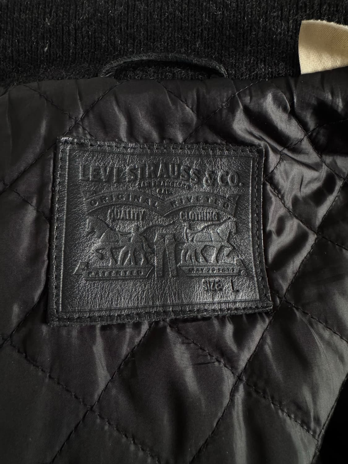 [L] 리바이스 버팔로 레더 봄버 자켓 상품이미지3