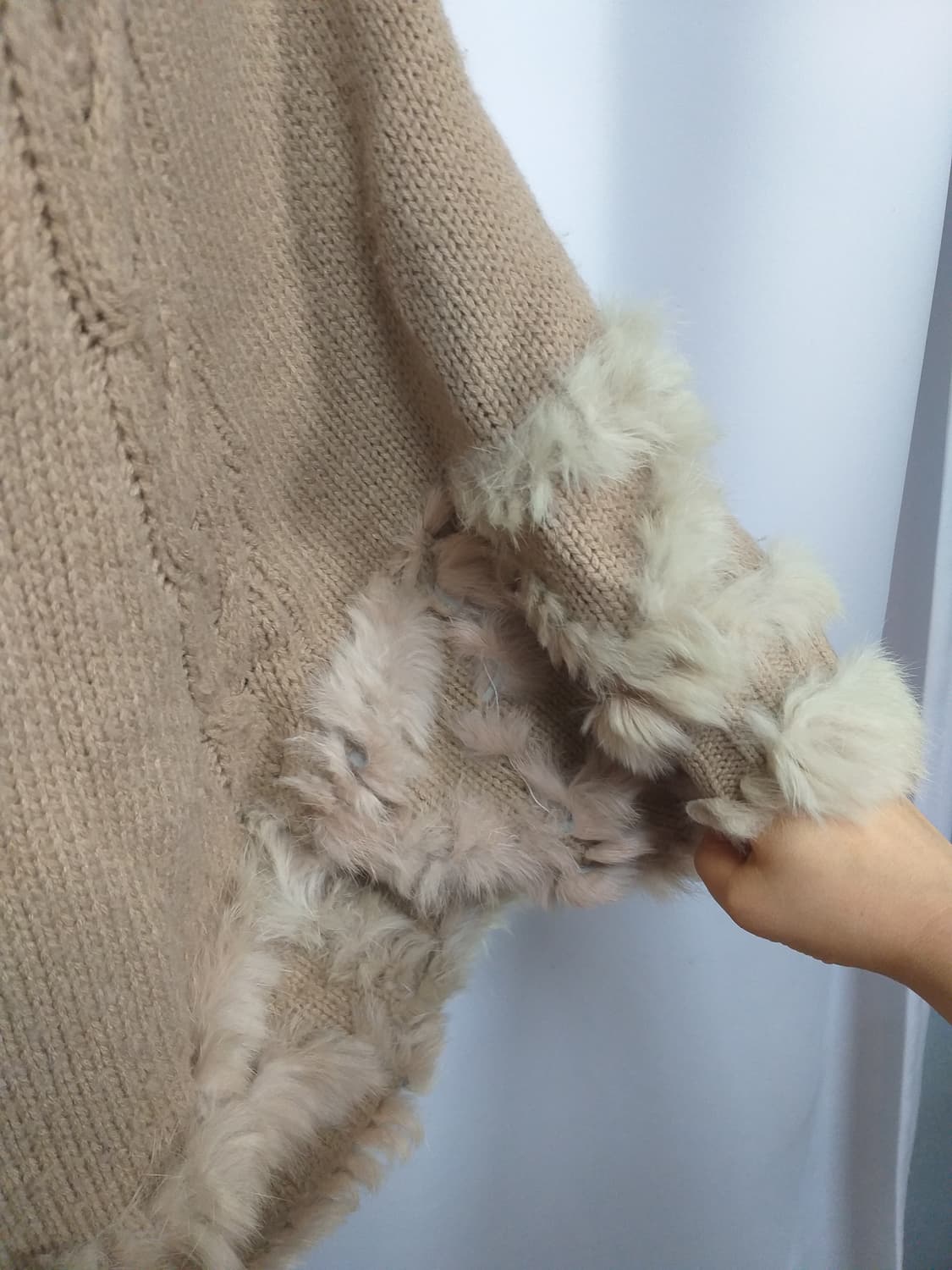 빈티지 니트망토 케이프 그런지페어리 캐캐체 모리걸 핀터깔 달천 대장y2k 상품이미지3