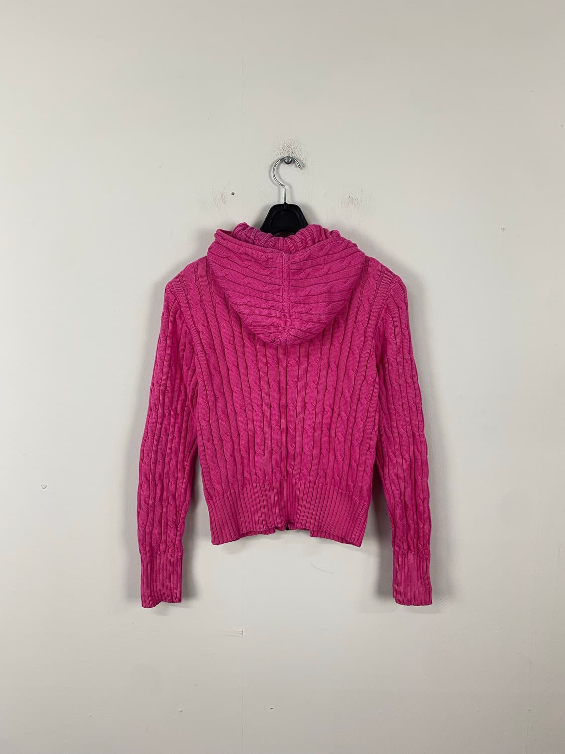 폴로 랄프로렌 케이블 니트 후드집업 핑크  L <623> 상품이미지2