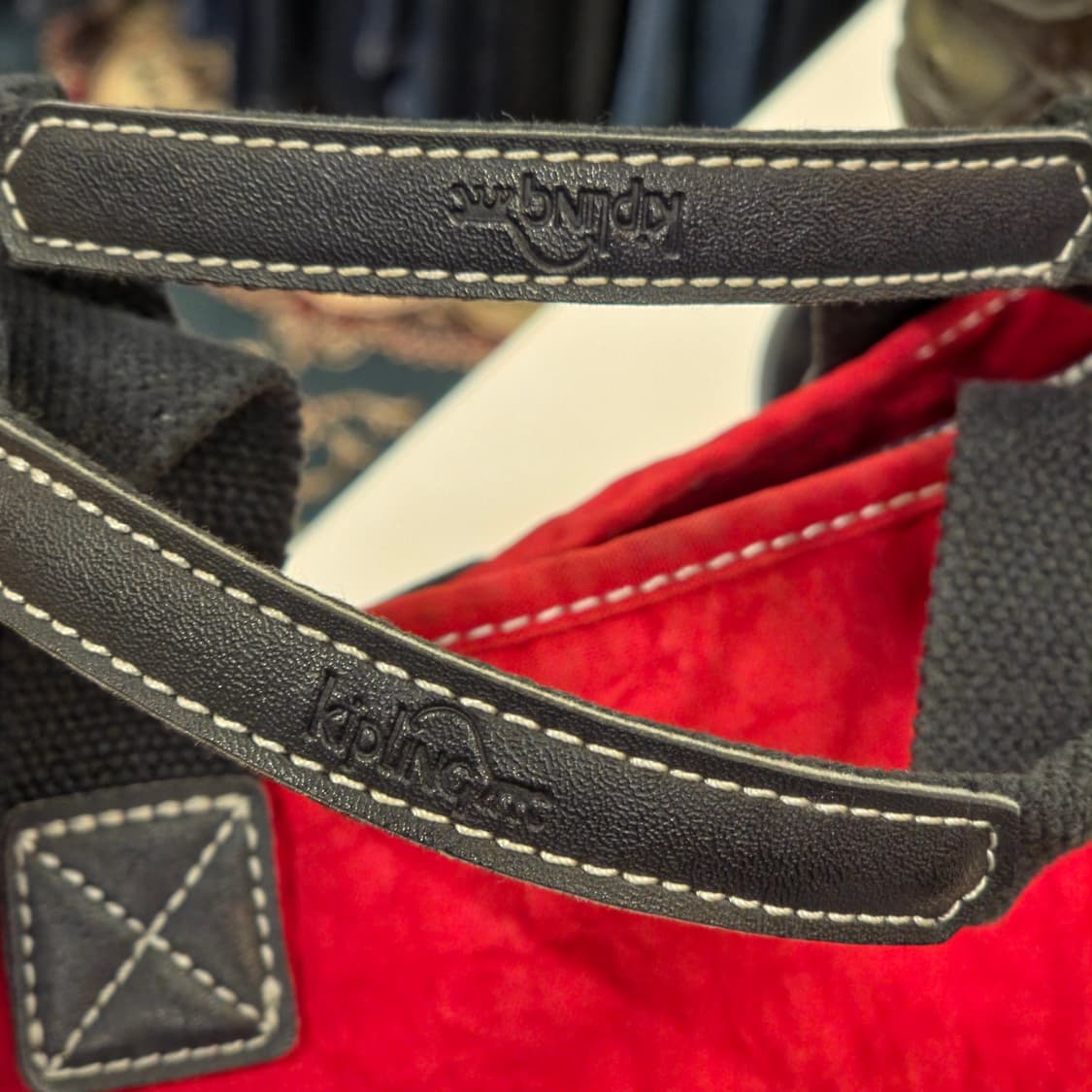 키플링 레드 토트백 상품이미지8