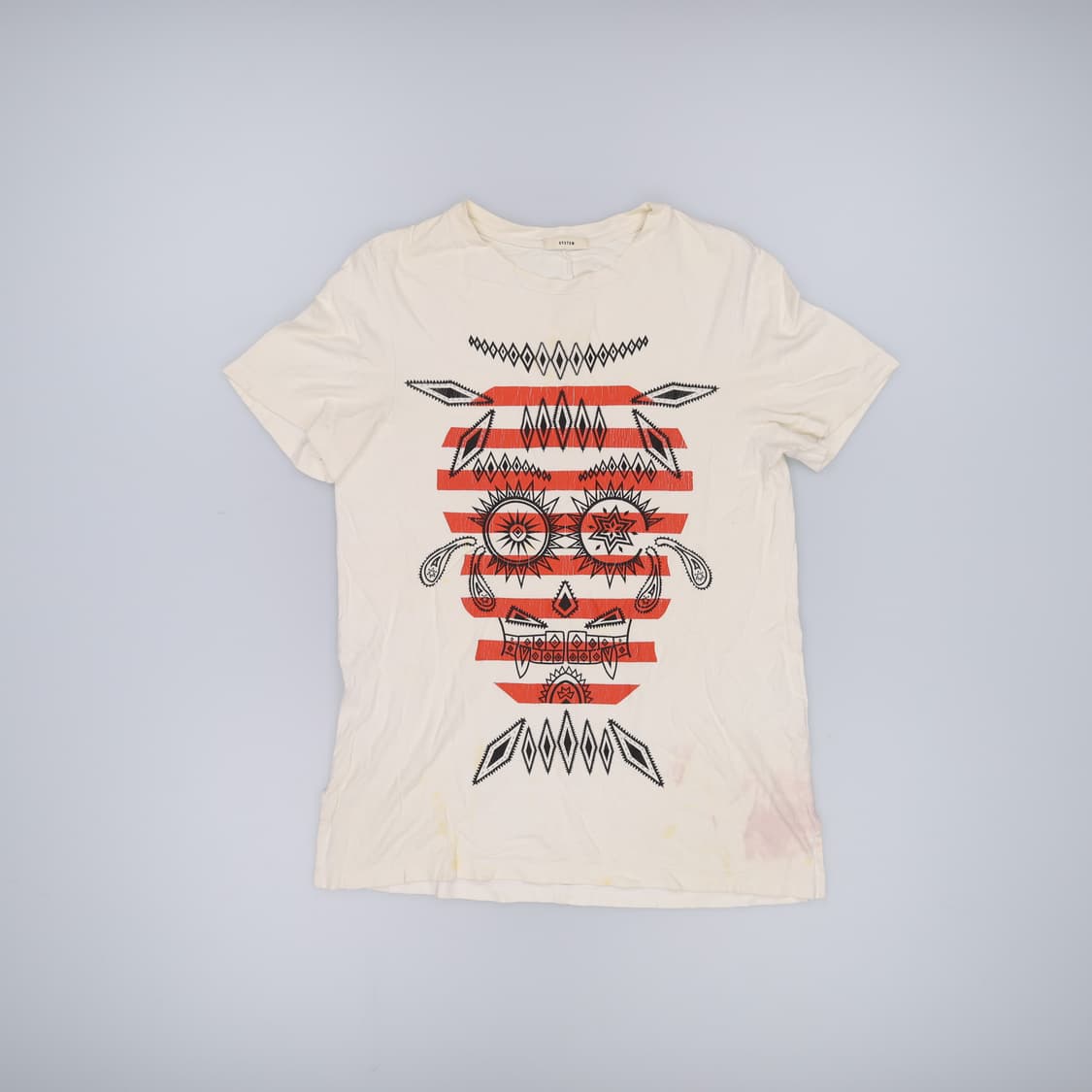 90 한섬시스템 프린팅반팔티(오염) 0305H1 상품이미지1