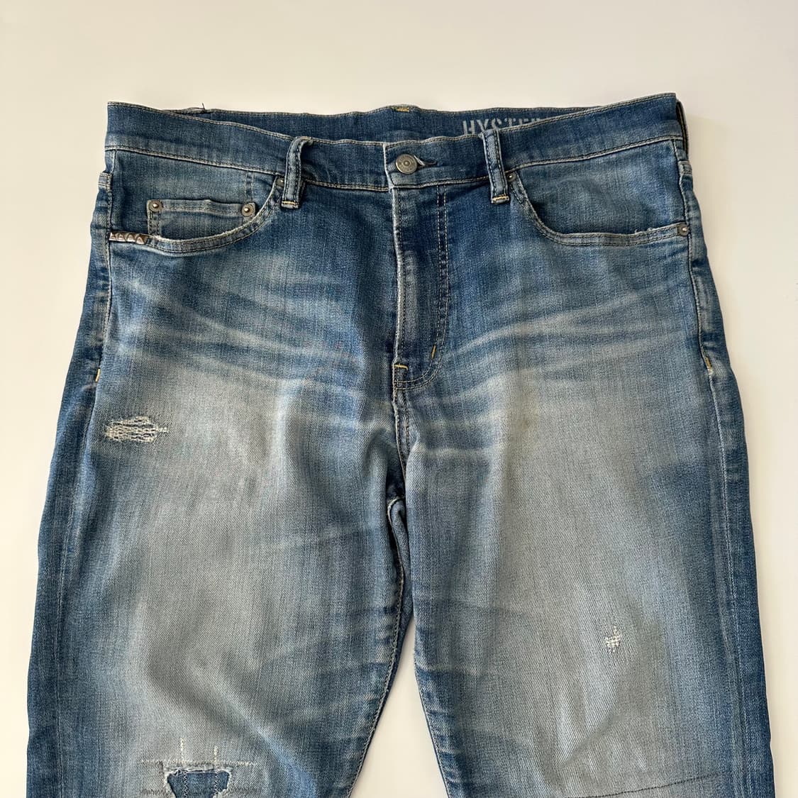 히스테릭글래머 hysteric glamour 리페어 데님팬츠 상품이미지2