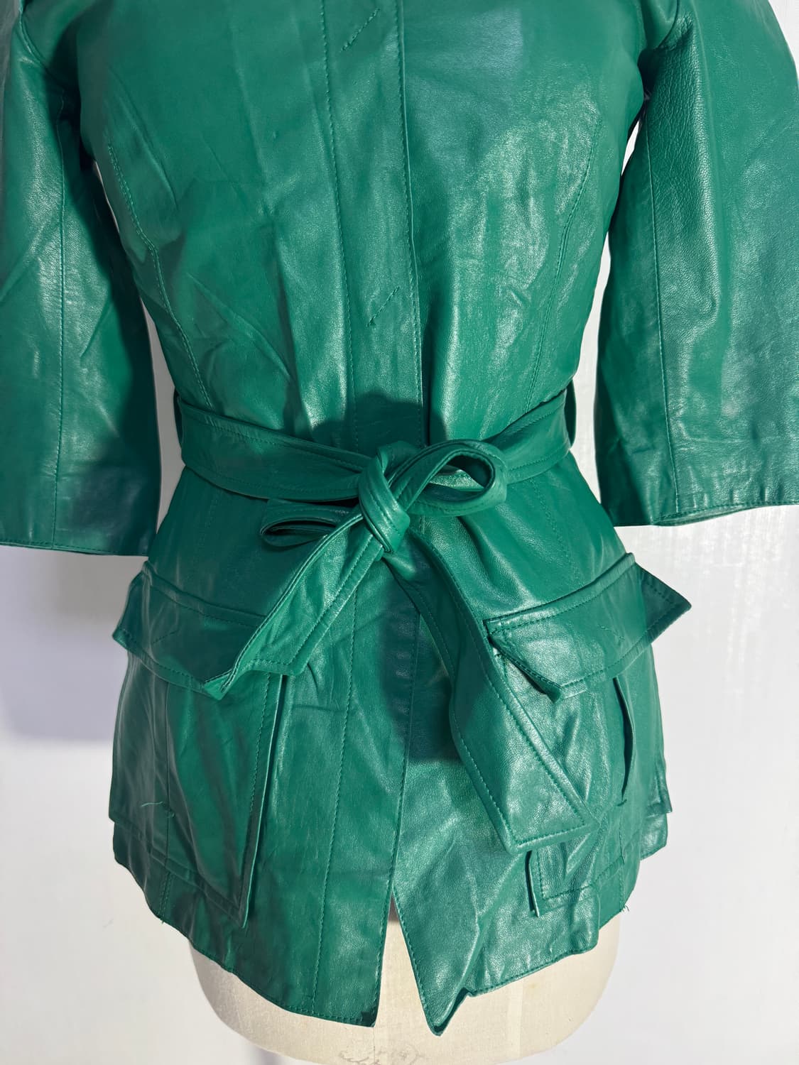 코스튬 내셔널 양가죽 벨티드 자켓 itlay 상품이미지6