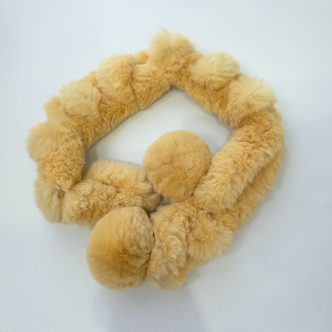 머스타드 래빗퍼 미니 머플러  상품이미지5