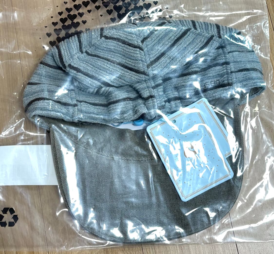 코이세이오 피치 스트라이프 캡 모자 그레이 상품이미지3