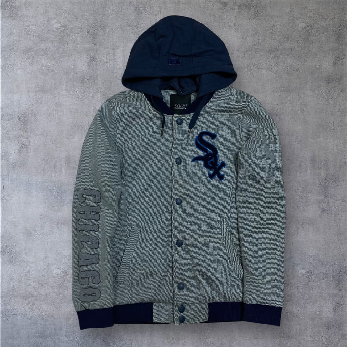 MLB 시카고 화이트 삭스 믹스 컬러 후디 스타디움 자켓 상품이미지1
