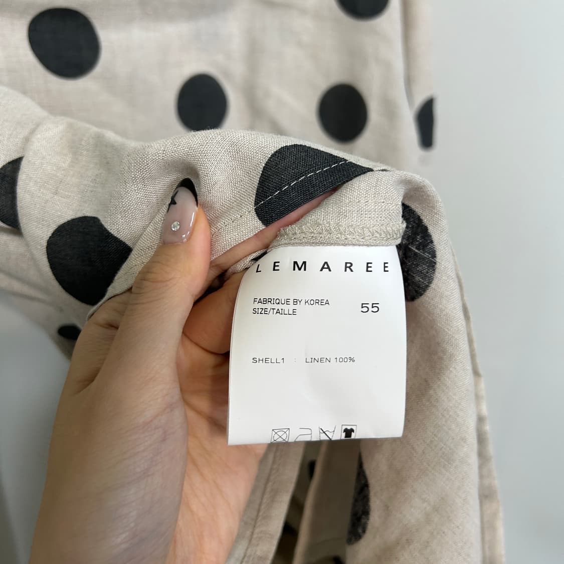 LEMAREE 린넨 블라우스 떙땡이 55 상품이미지4