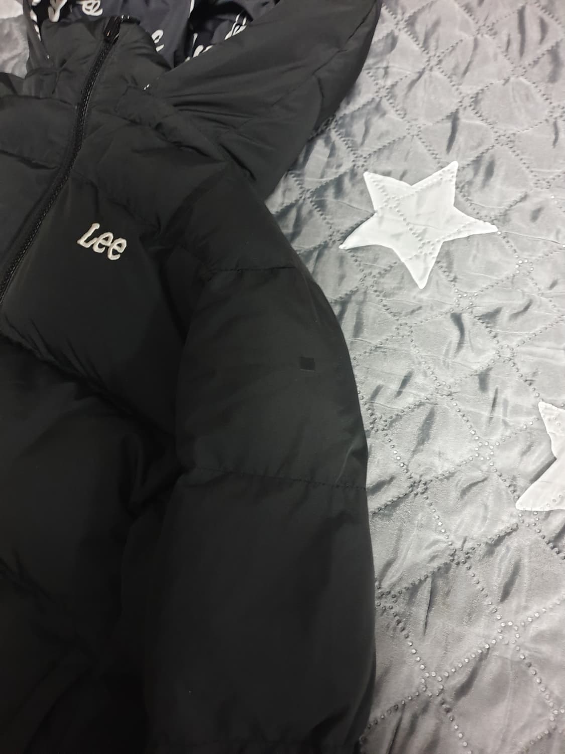 LEE 키즈 트위치 로고 레귤러핏 숏푸퍼 덕다운 리버시블 패딩 (145) 상품이미지3