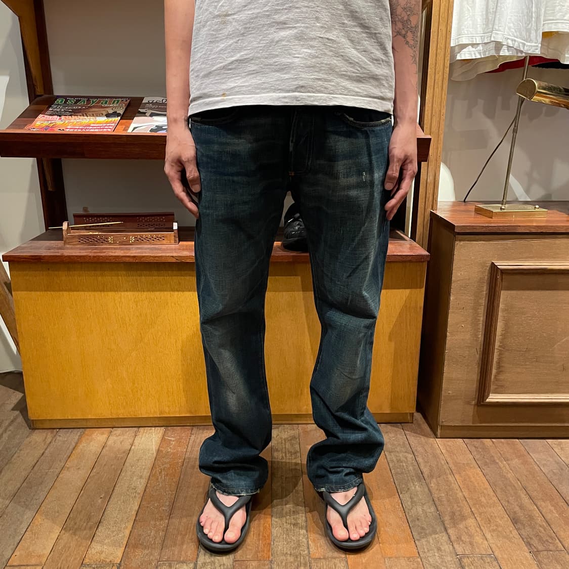 06 Dior homme Cummerbund Jeans 상품이미지8