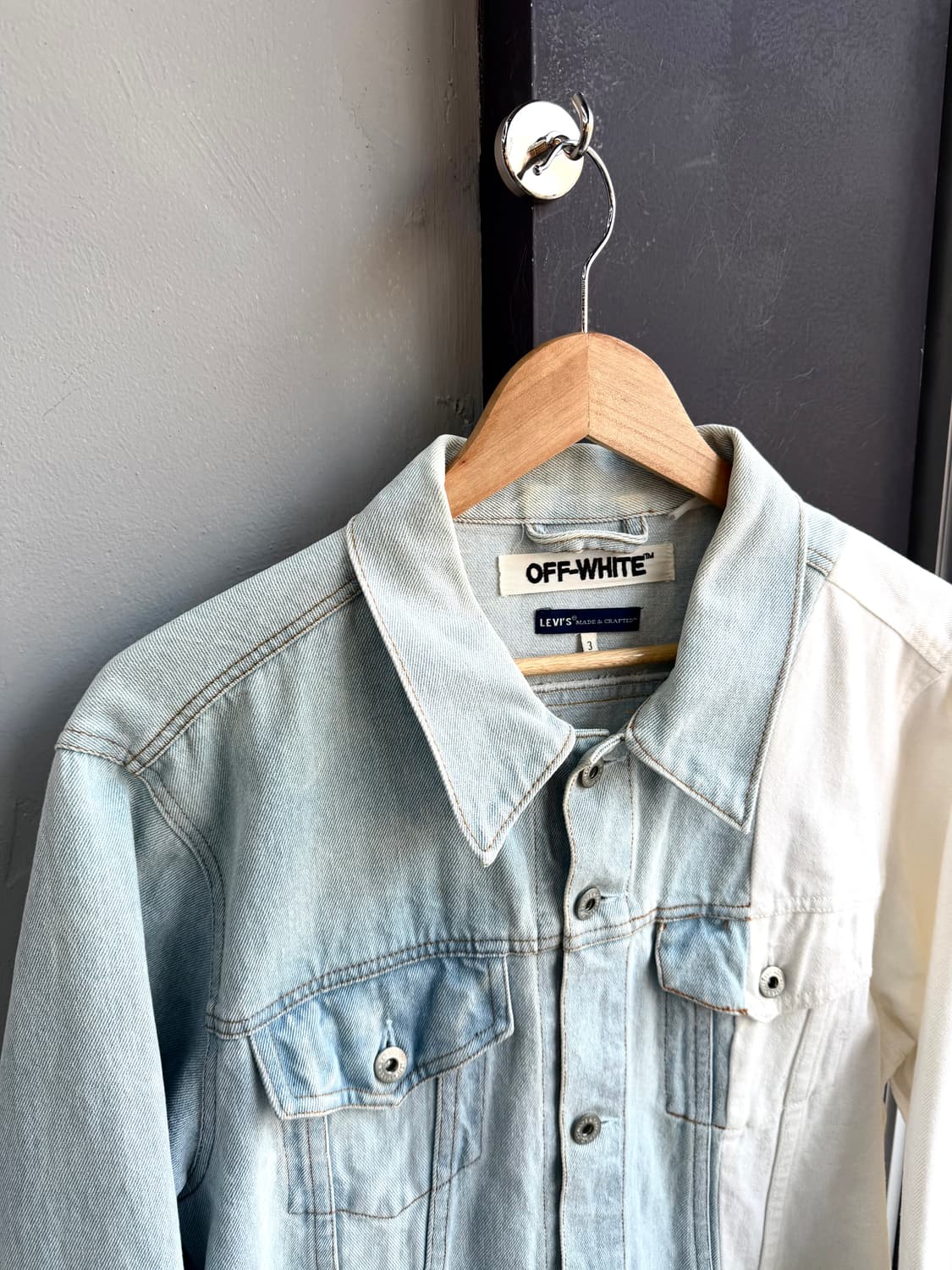 3/ 오프화이트X리바이스 버질아블로 한정 데님자켓 상품이미지5