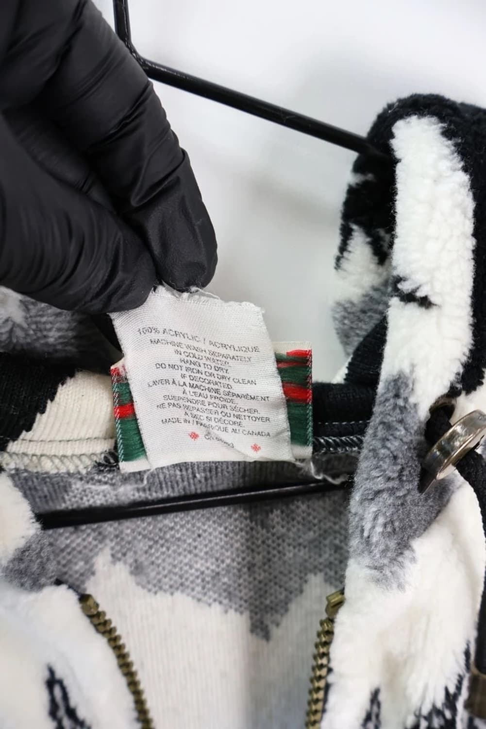 Quality Goods Canada Bear Pattern hoodie 상품이미지7