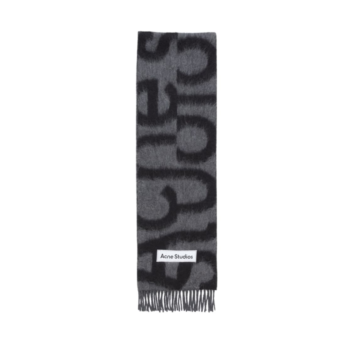 [구함글]아크네 스튜디오 울 알파카 로고 블랙 상품이미지1