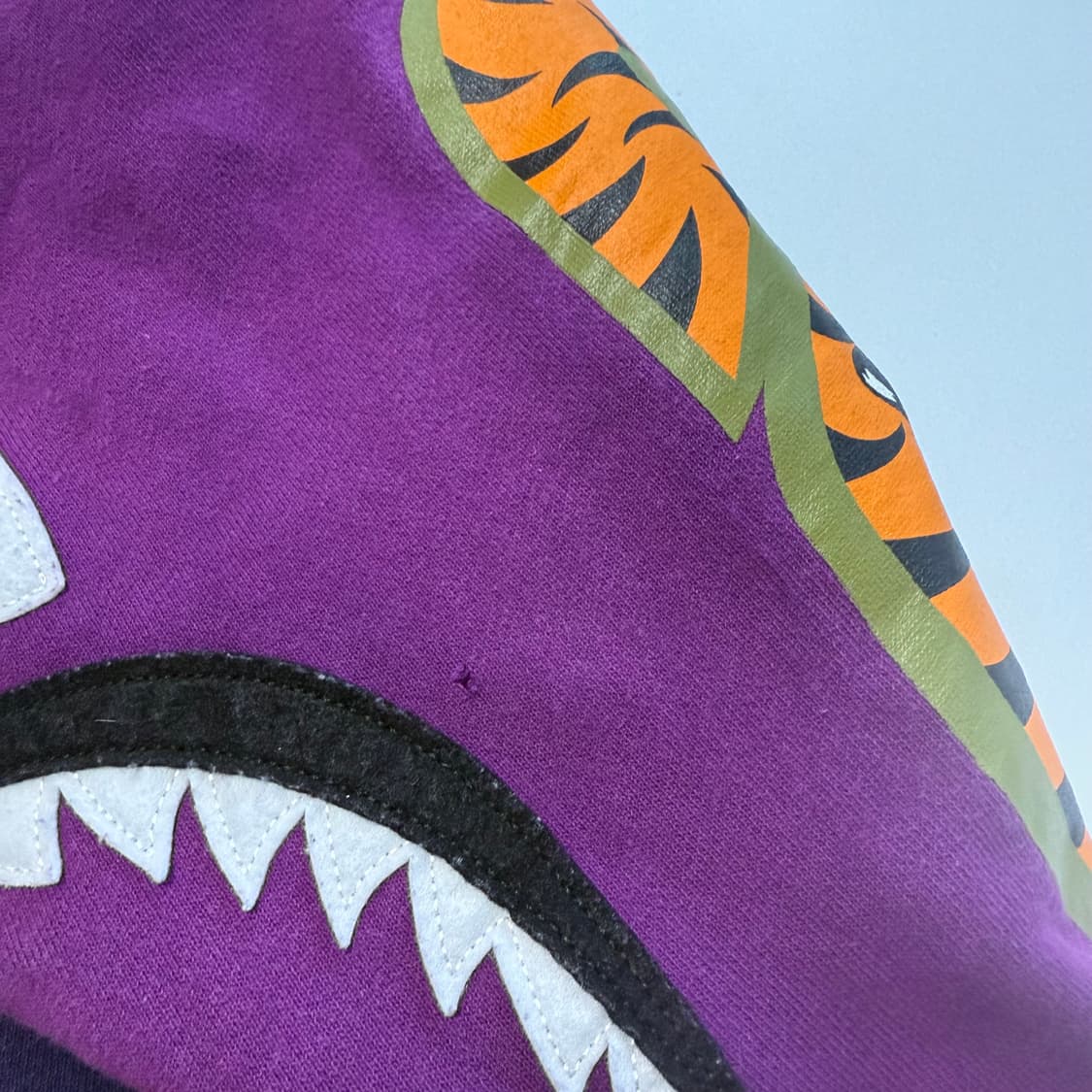 베이프 퍼플 카모 후드집업 상품이미지4