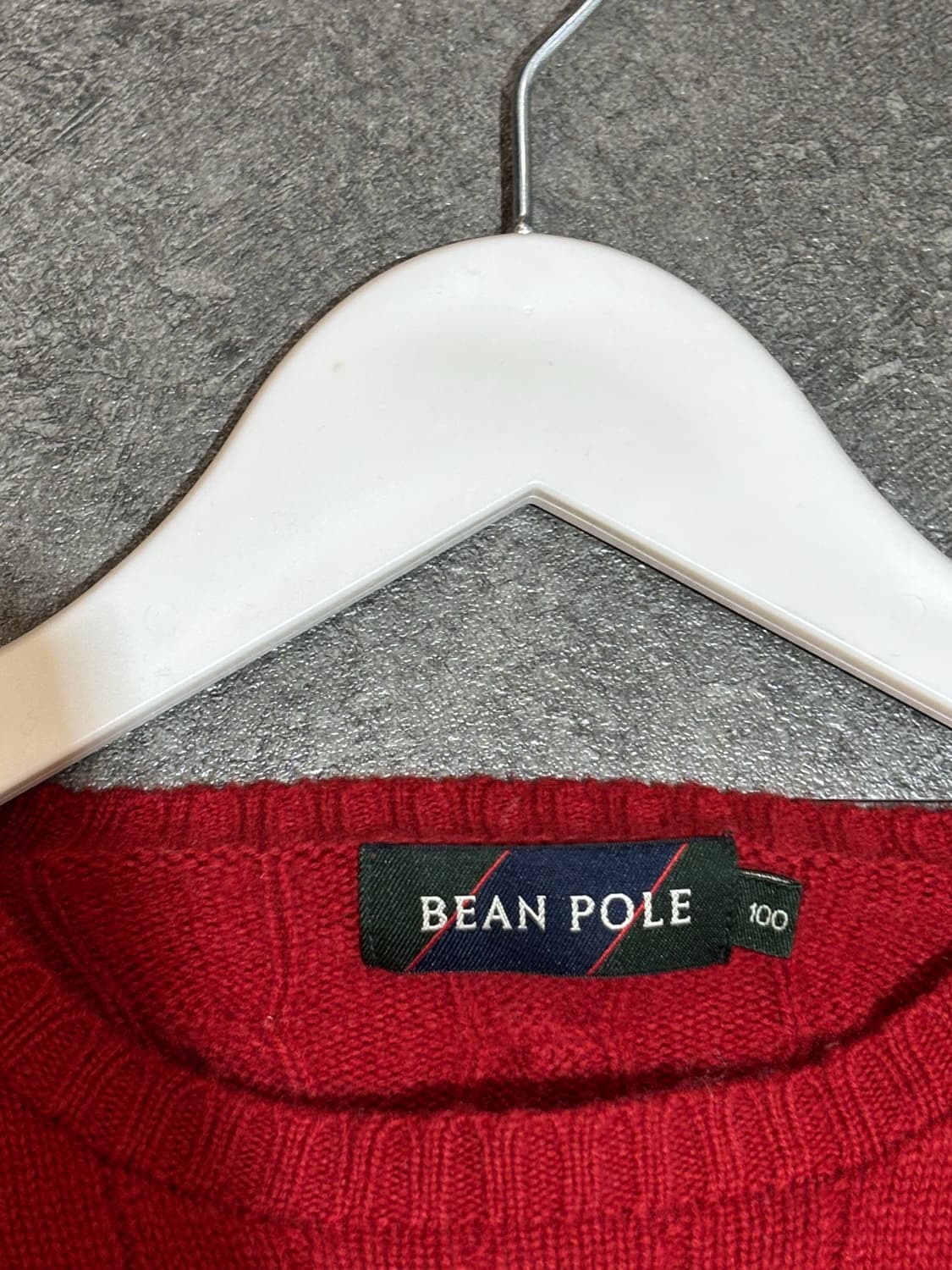 빈폴 꽈배기 케이블 니트 스웨터 100사이즈 상품이미지5