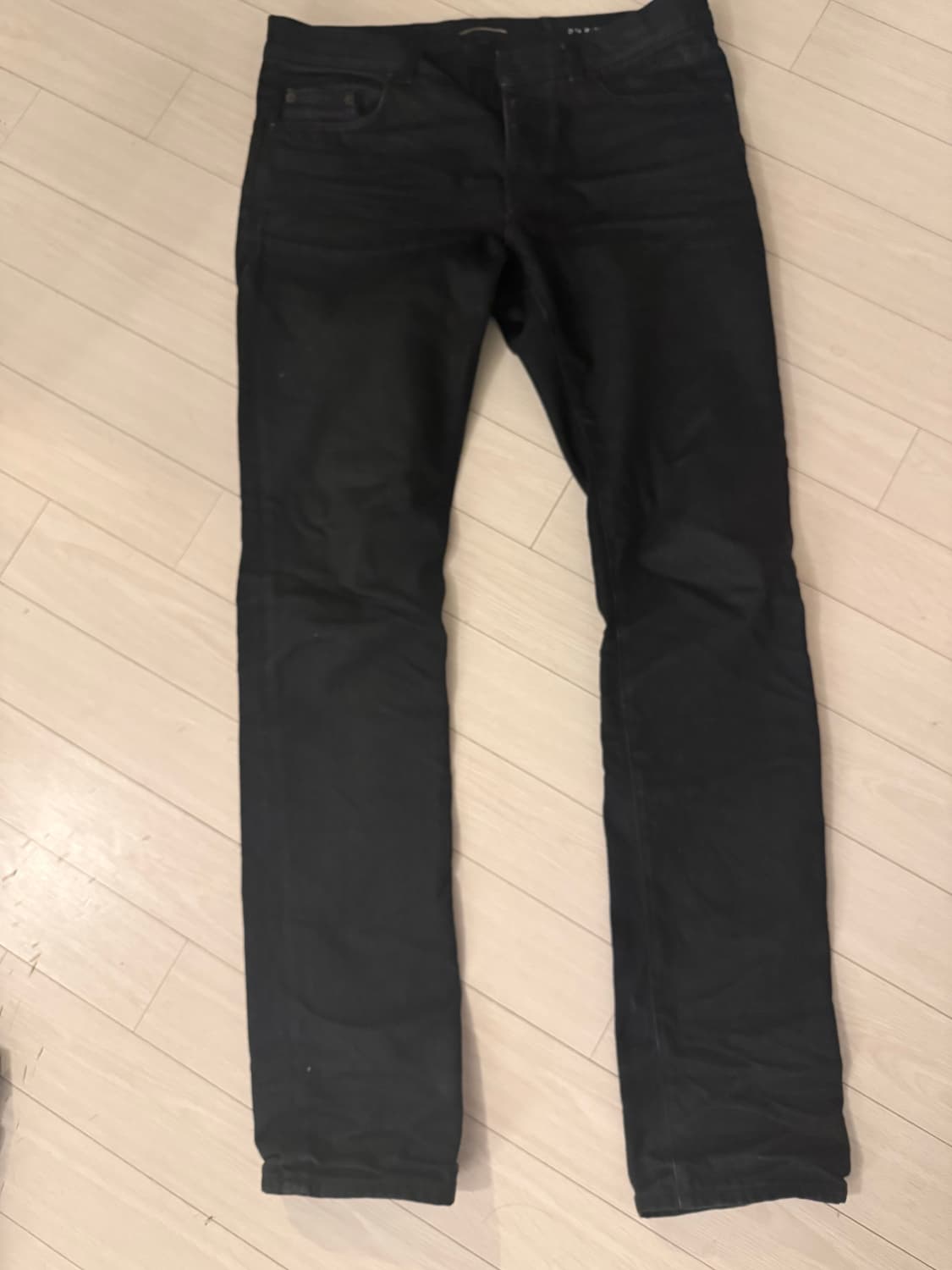 생로랑 블랙 데님 31사이즈 급처 상품이미지2