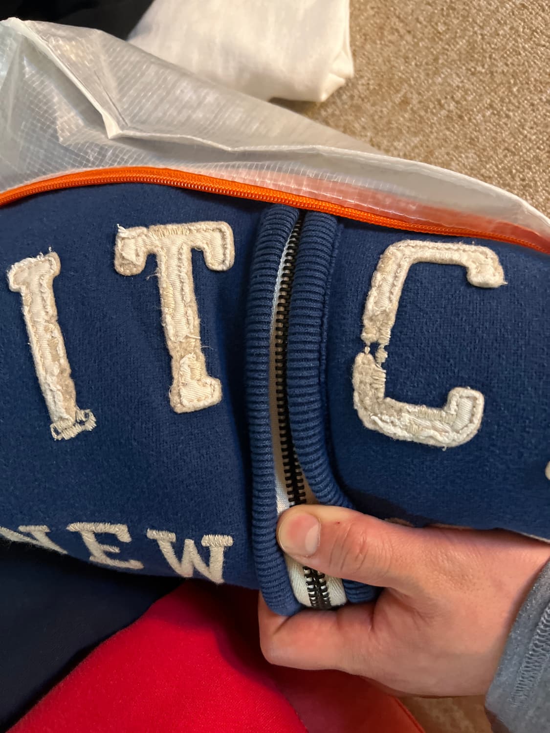 아베크롬비 후드집업 블루 L 상품이미지4