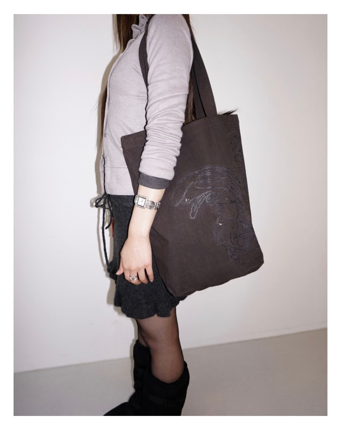 be.sen3ai piercing print shoulder bag 상품이미지2