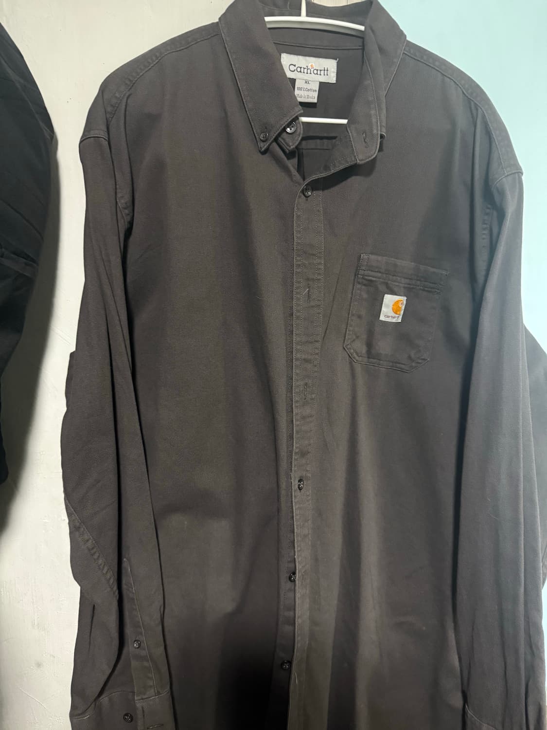 칼하트 포켓 셔츠 다크브라운 xl 상품이미지1