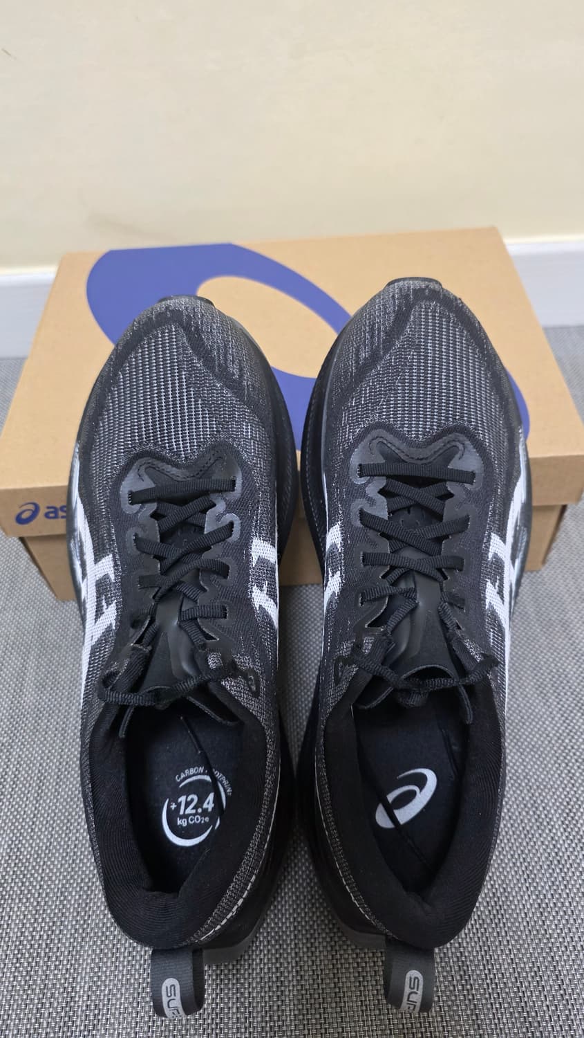 아식스 슈퍼블라스트2 블랙/화이트 270사이즈 상품이미지4
