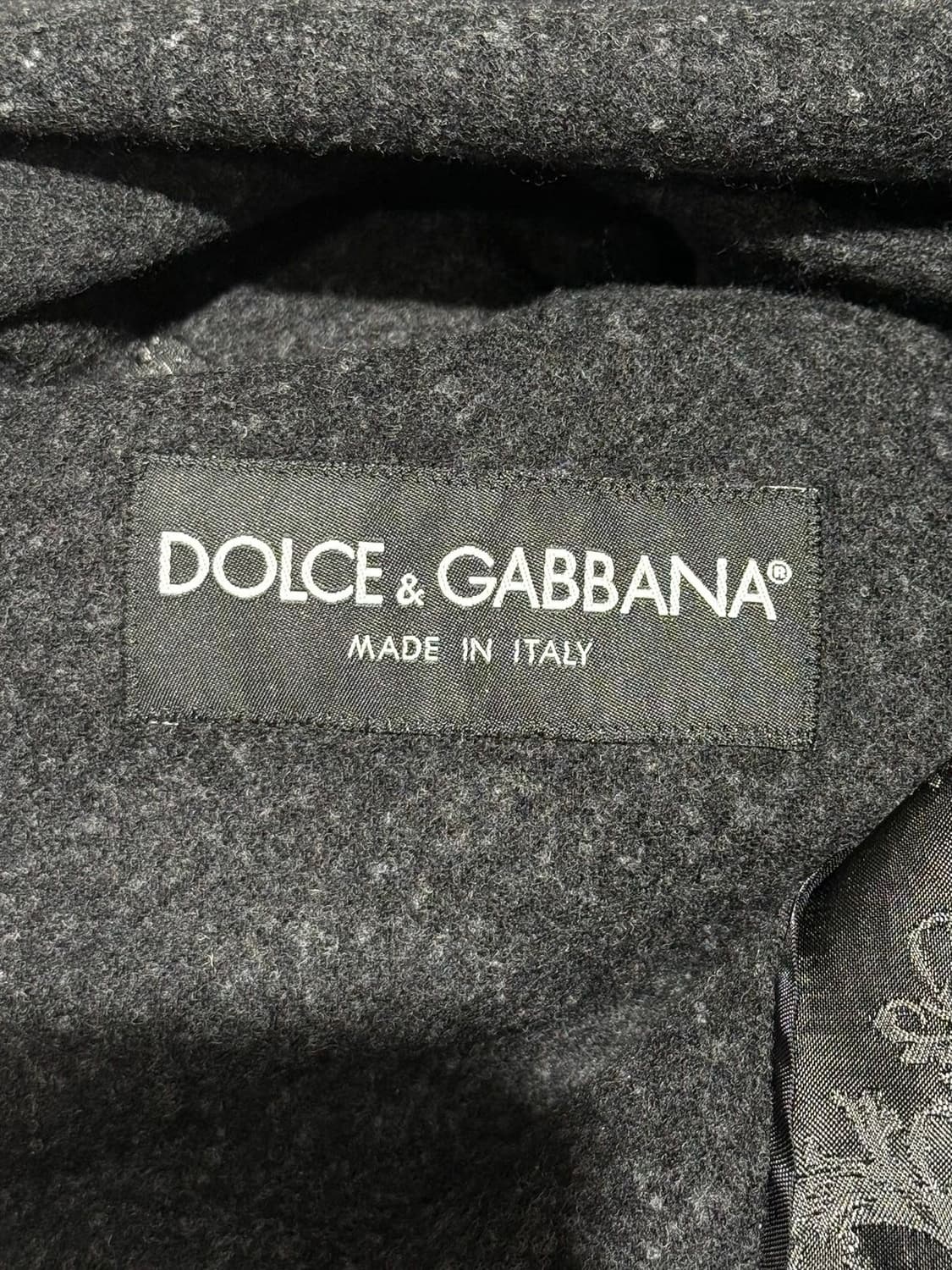 돌체 앤 가바나 차콜 라나버진울 테일러드 자켓  상품이미지8