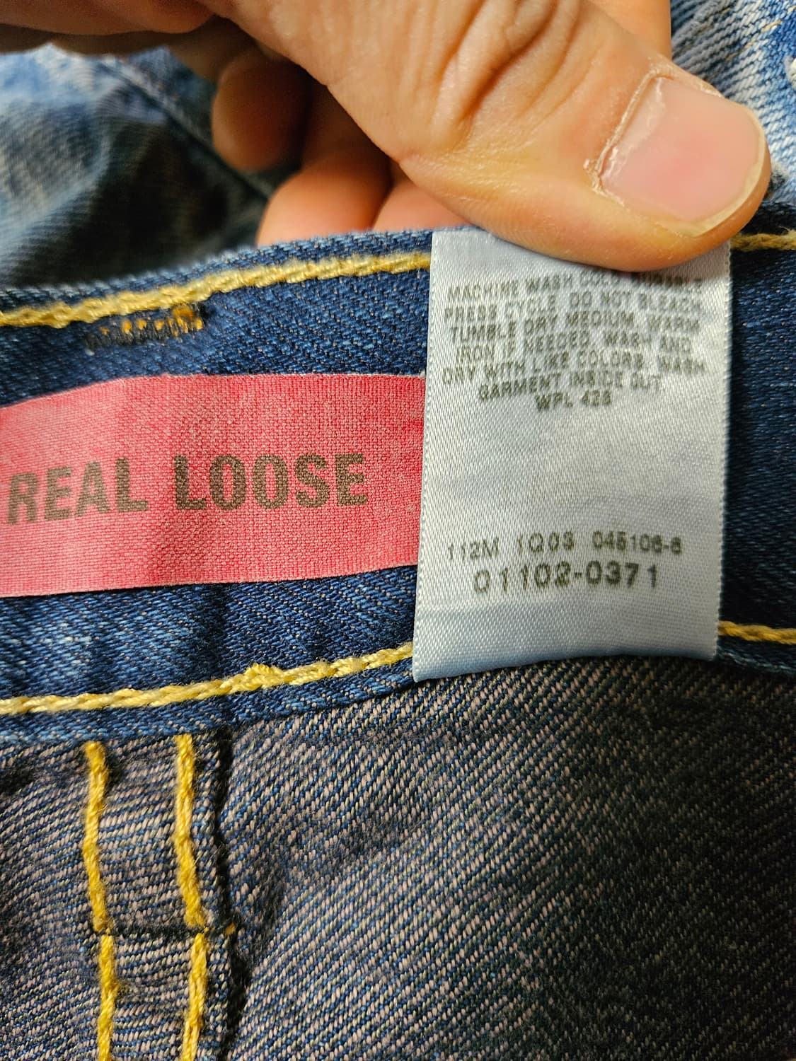 00s Levis type1 셋업 m/31 리바이스 타입1 리얼루즈 상품이미지8